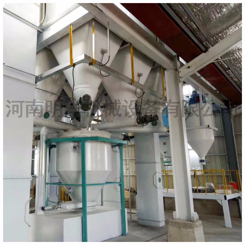 無塵噸包(人工)投料負(fù)壓氣力輸送 自動(dòng)稱重配料 混合 存儲(chǔ) 包裝